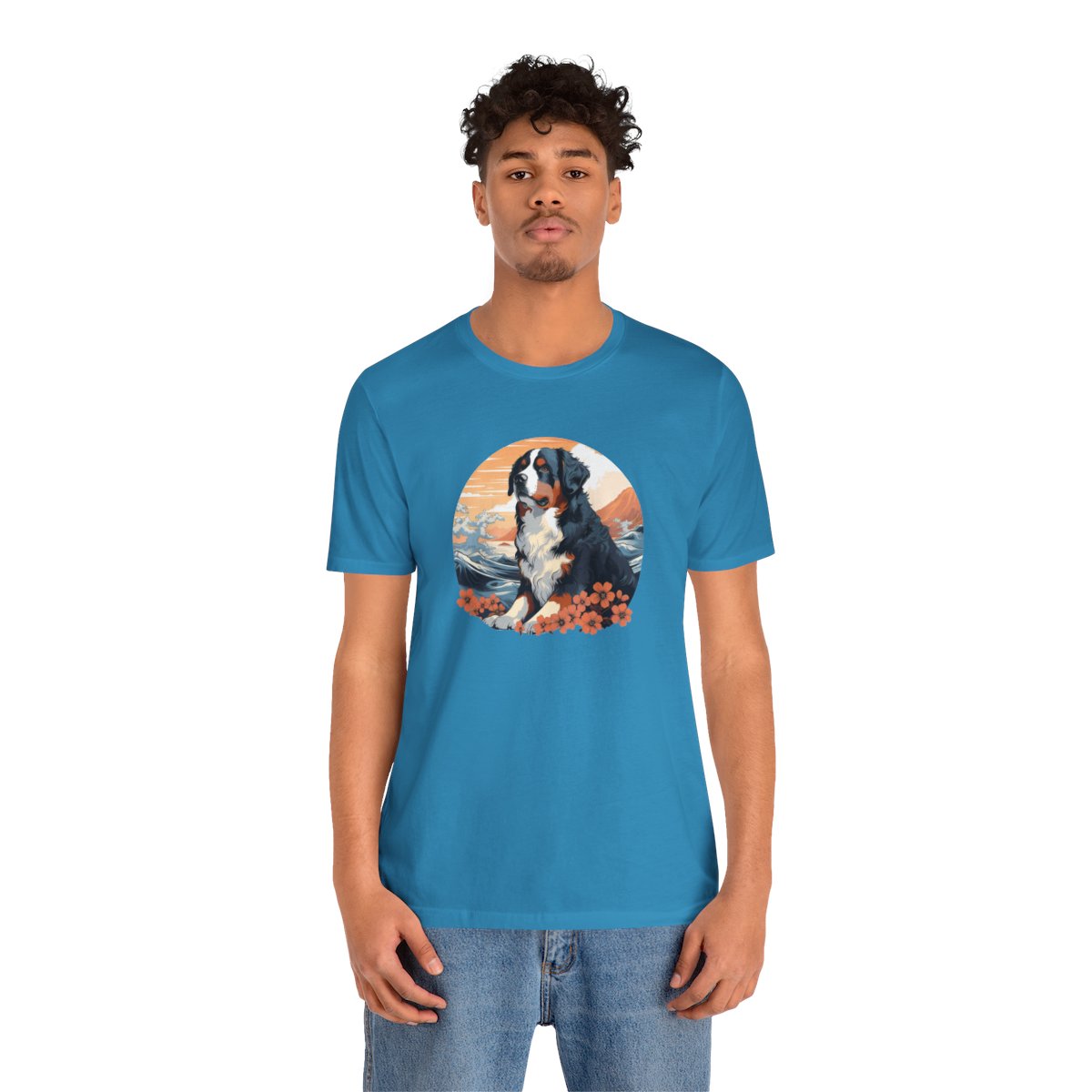 Aloha Bernese Mountain Dog - Men's Tee - person2