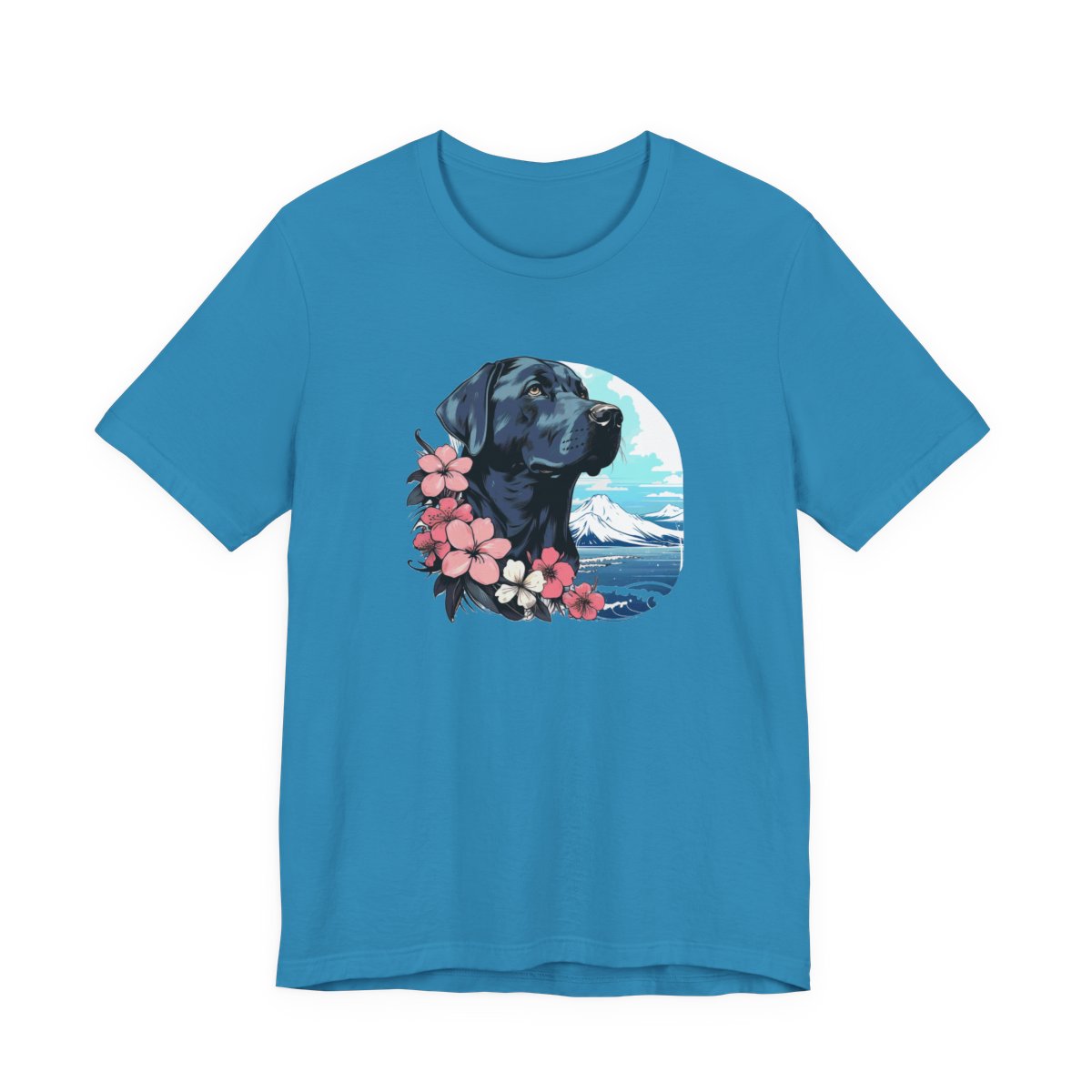 Aloha Black Labrador Retriever - Men's Tee - front