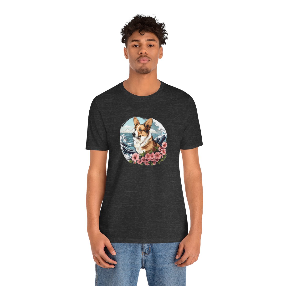 Aloha Corgi - Men's Tee - person2