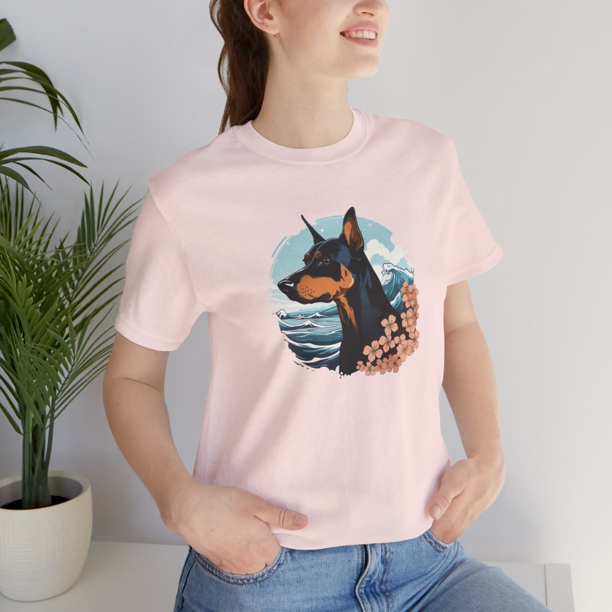 Aloha Doberman - Men's Tee - lifestyle