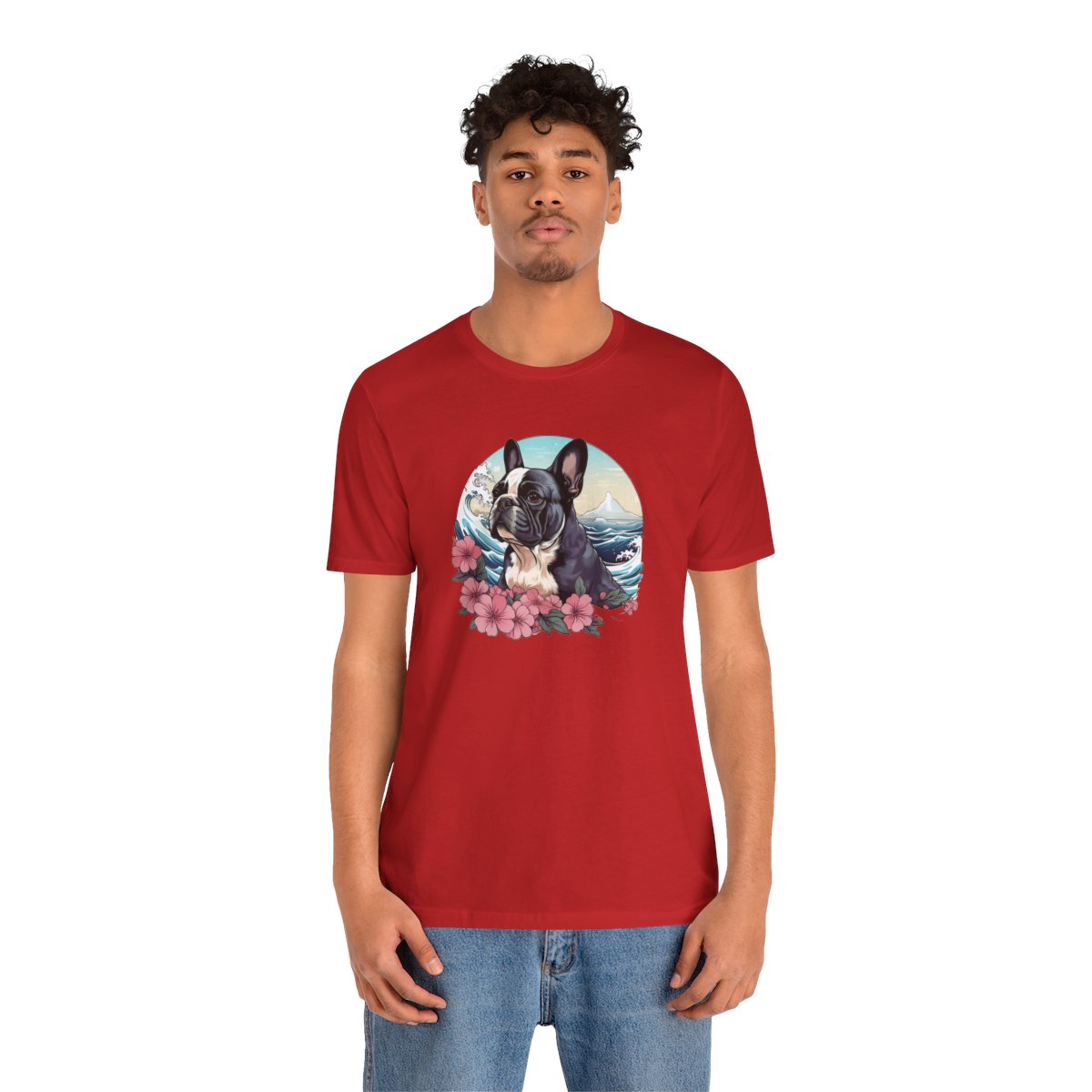 Aloha French Bulldog - Men's Tee - person2