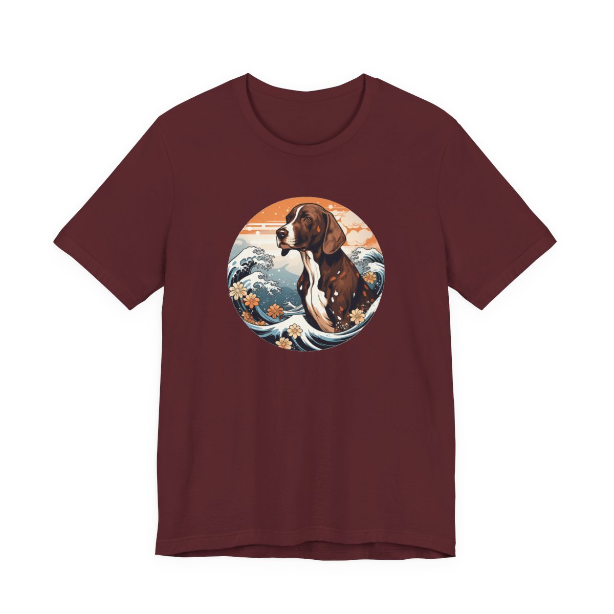 Aloha German Shorthaired Pointer - Men's Tee - front