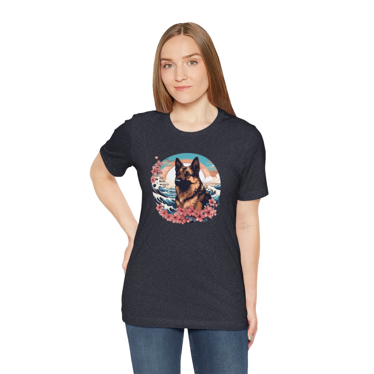 Aloha German Shepherd - Men's Tee - person3