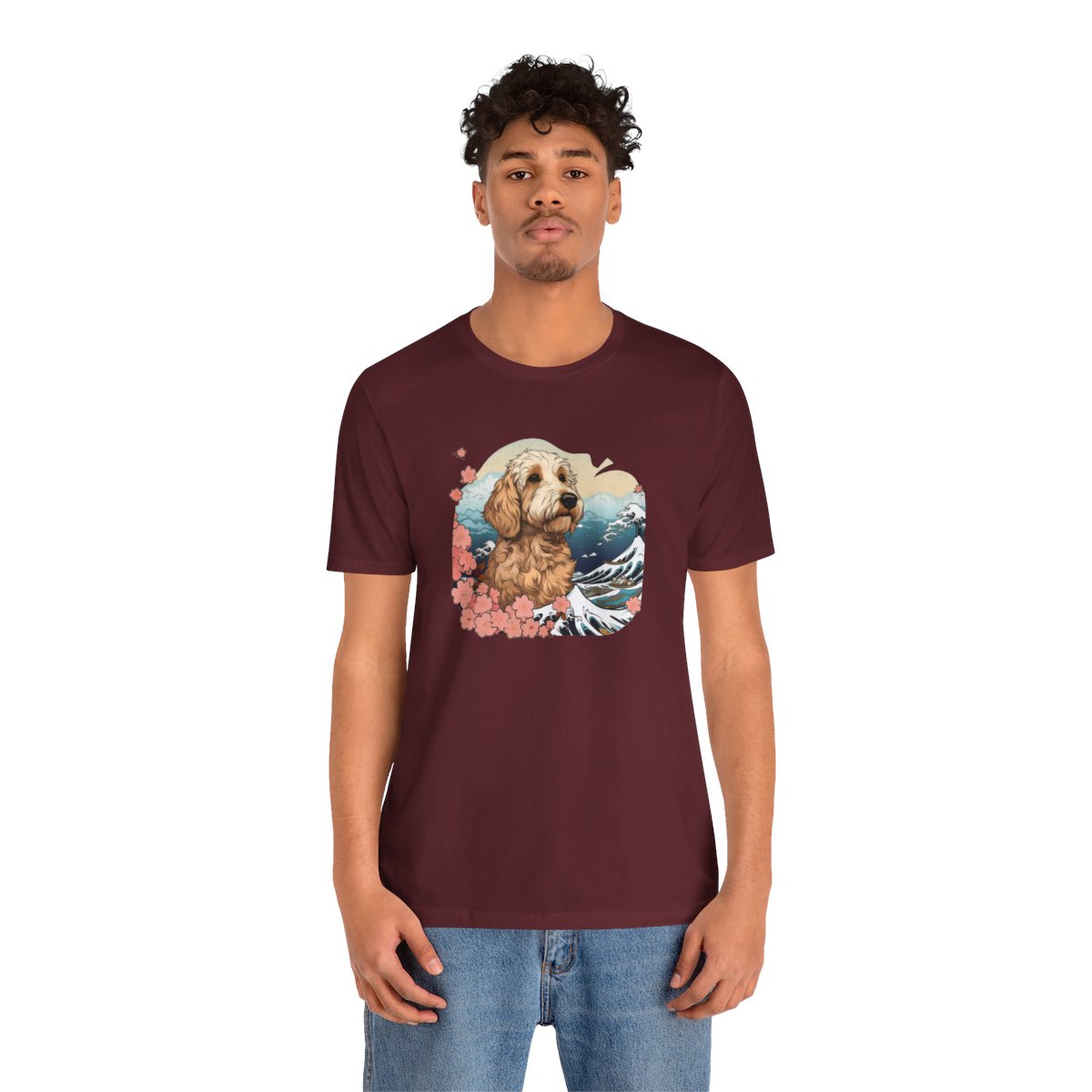 Aloha Goldendoodle - Men's Tee - person2