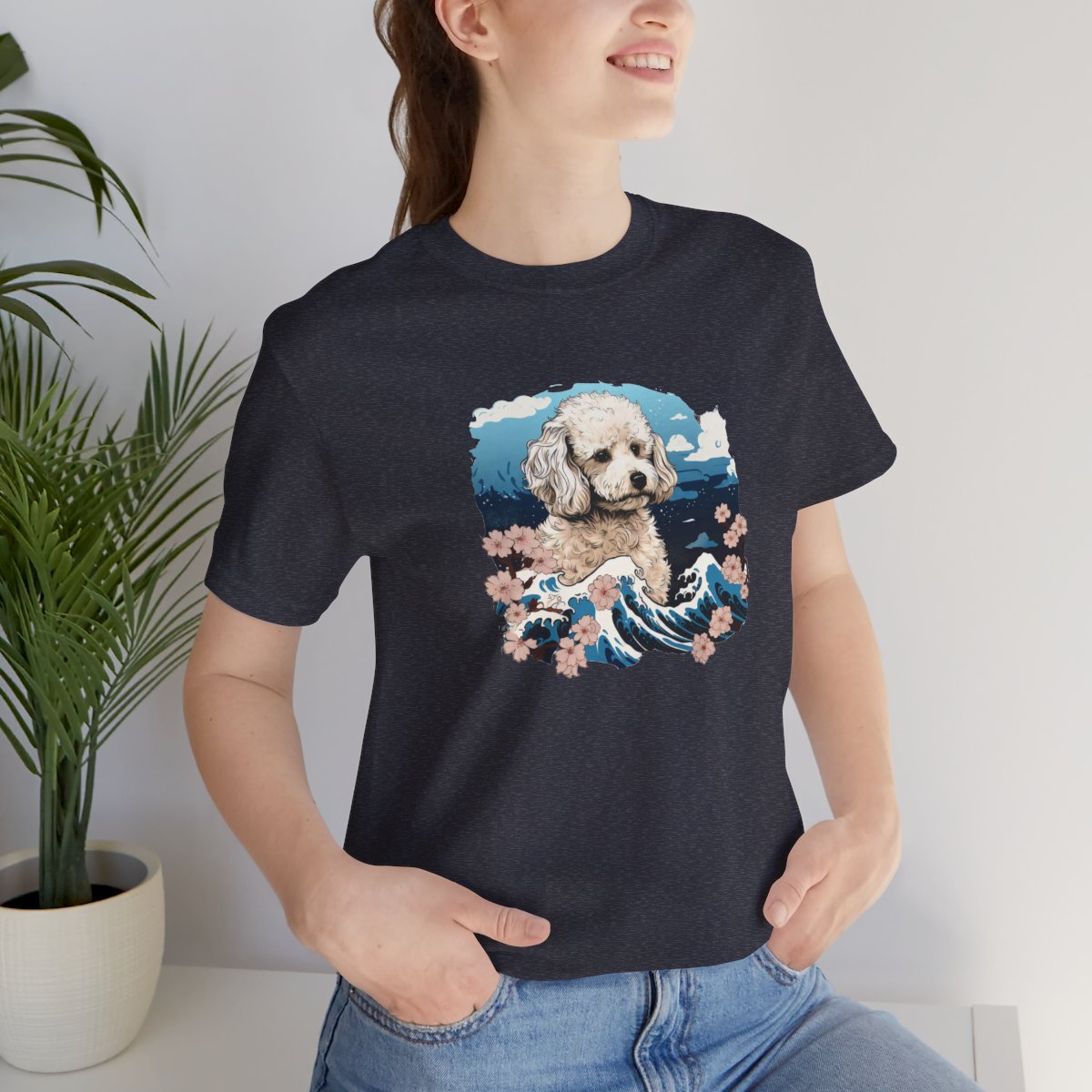 Aloha Poodle - Men's Tee - lifestyle