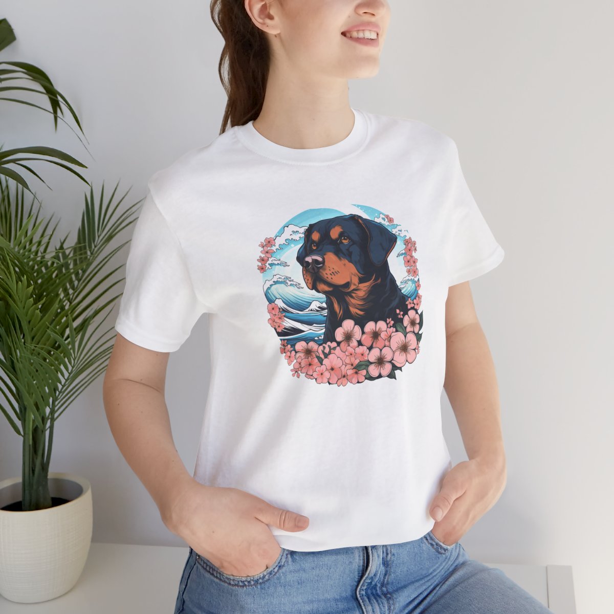 Aloha Rottweiler - Men's Tee - lifestyle