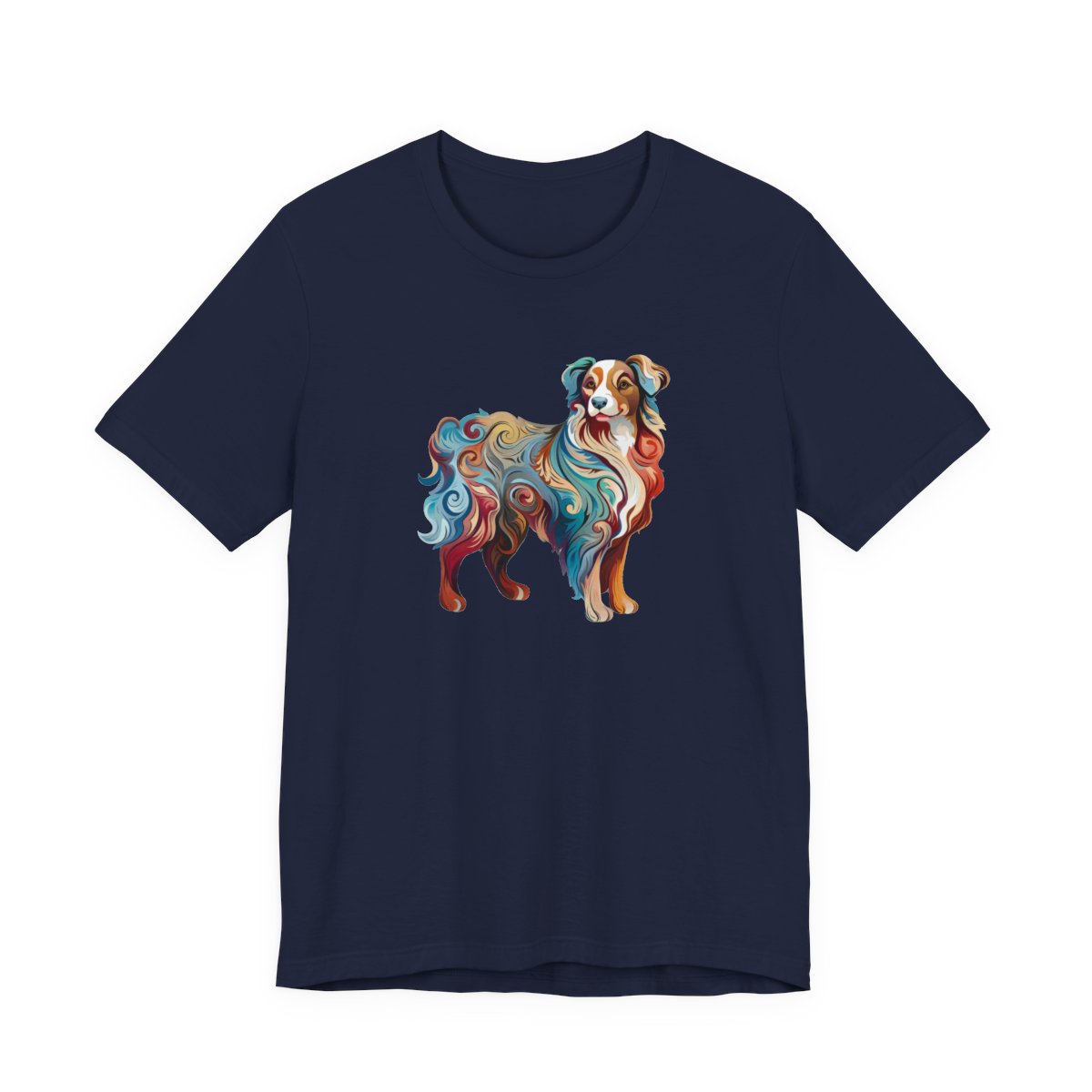Art Nouveau Australian Shepherd - Men's Tee - front