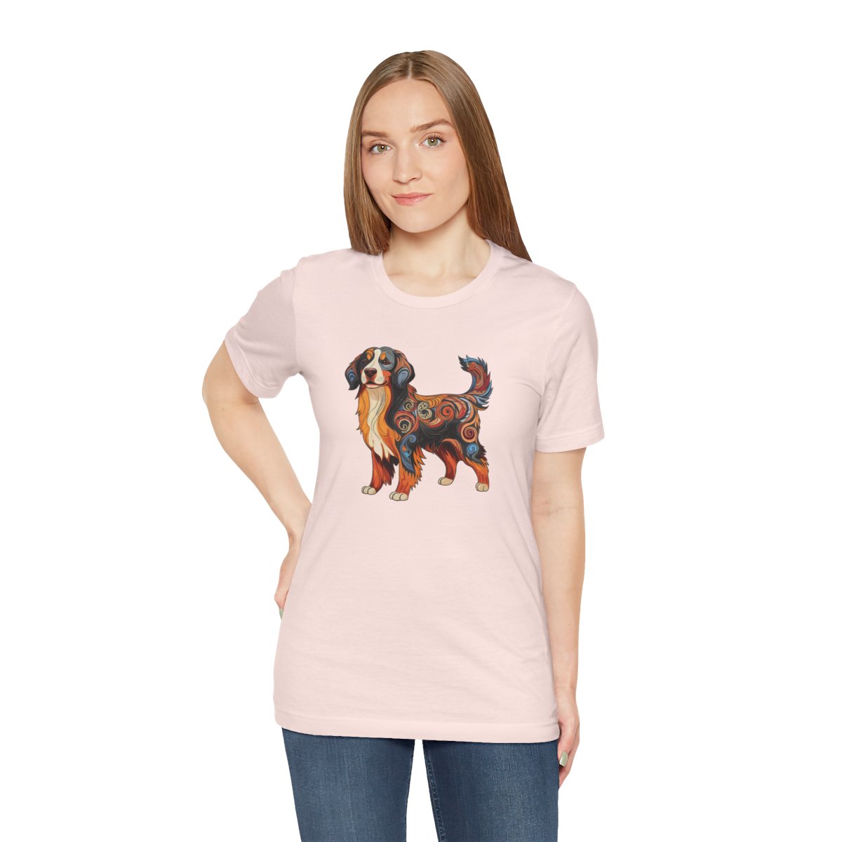 Art Nouveau Bernese Mountain Dog - Men's Tee - person3