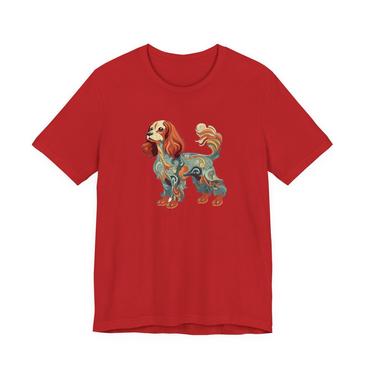 Art Nouveau Cavalier King Charles - Men's Tee - front