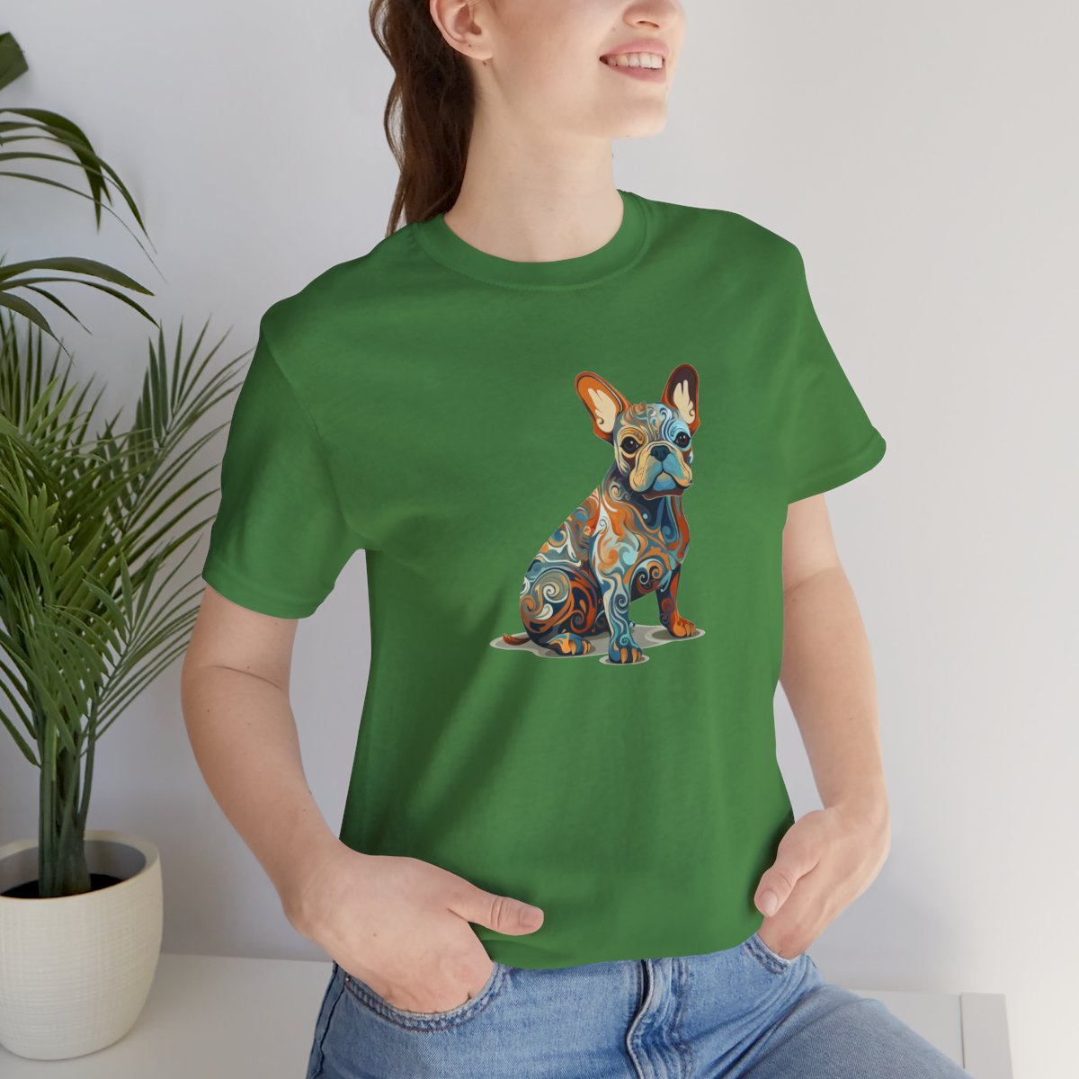 Art Nouveau French Bulldog - Men's Tee - lifestyle