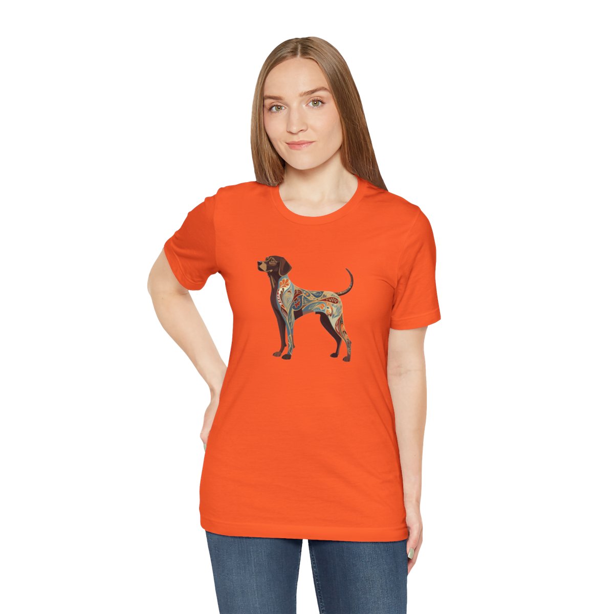 Art Nouveau German Shorthaired Pointer - Men's Tee - person3