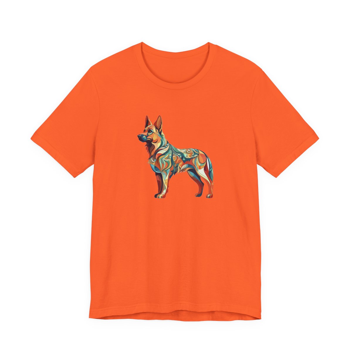Art Nouveau German Shepherd - Men's Tee - front