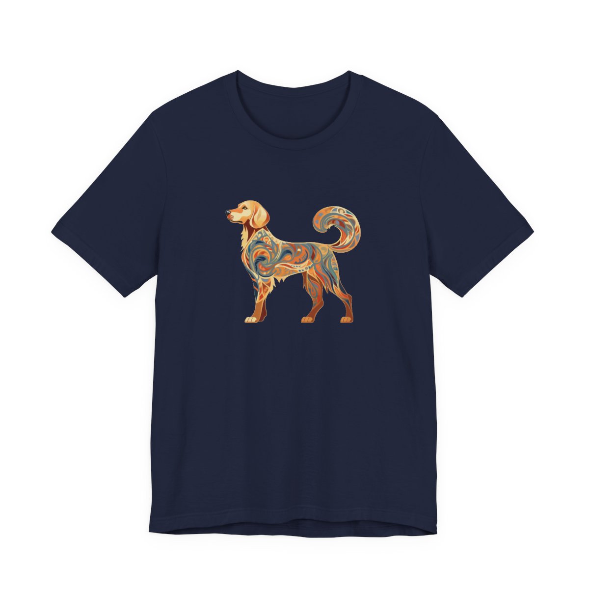 Art Nouveau Golden Retriever - Men's Tee - front