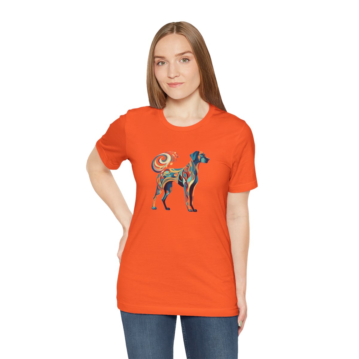 Art Nouveau Great Dane - Men's Tee - person3