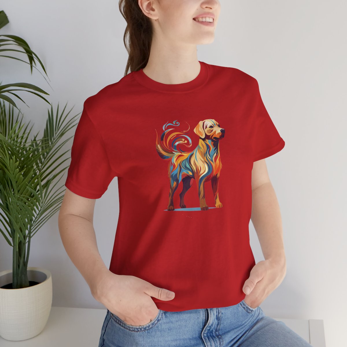 Art Nouveau Labrador Retriever - Men's Tee - lifestyle