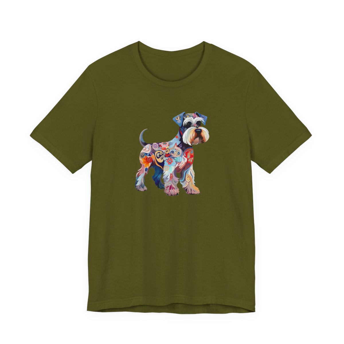 Art Nouveau Miniature Schnauzer - Men's Tee - front