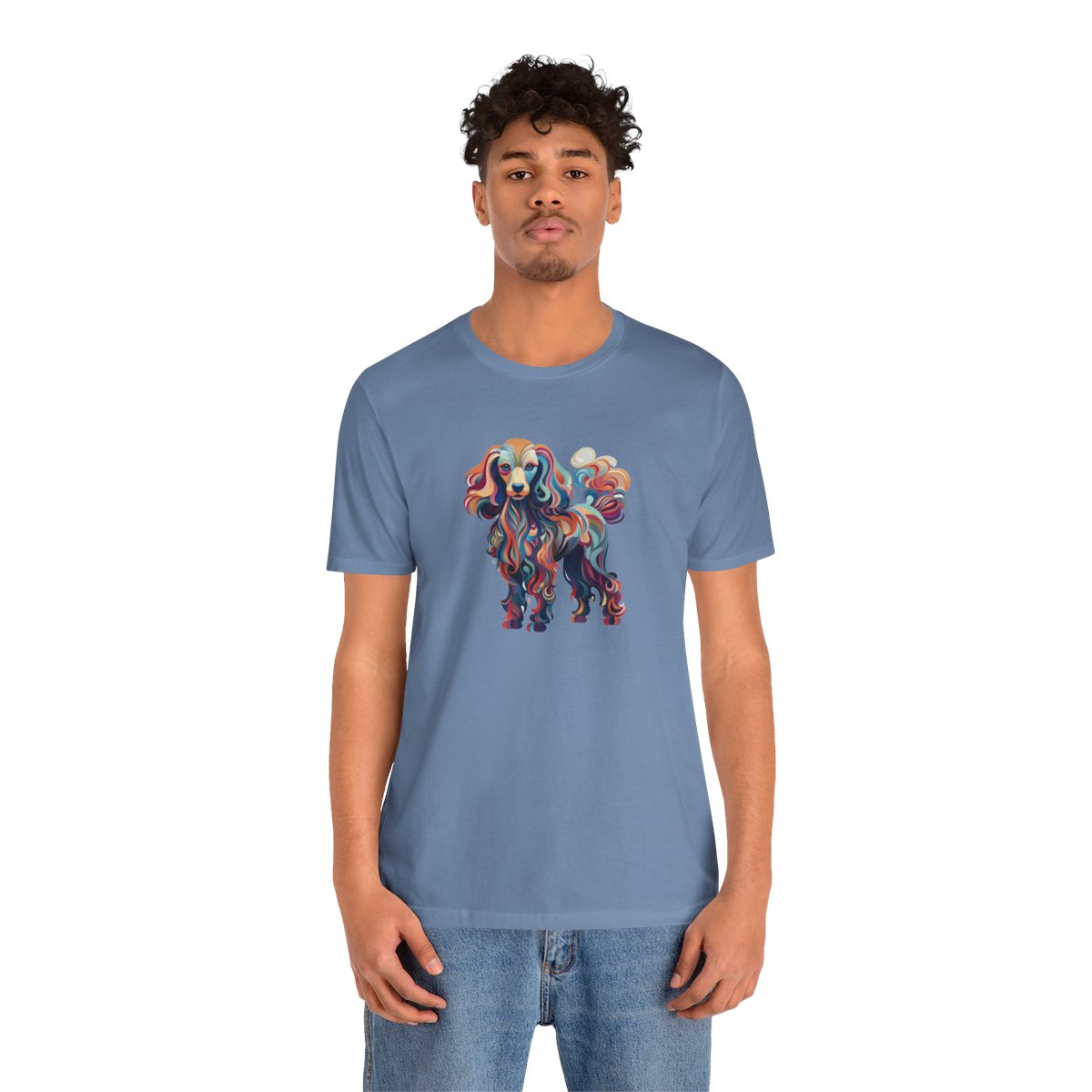 Art Nouveau Poodle - Men's Tee - person2