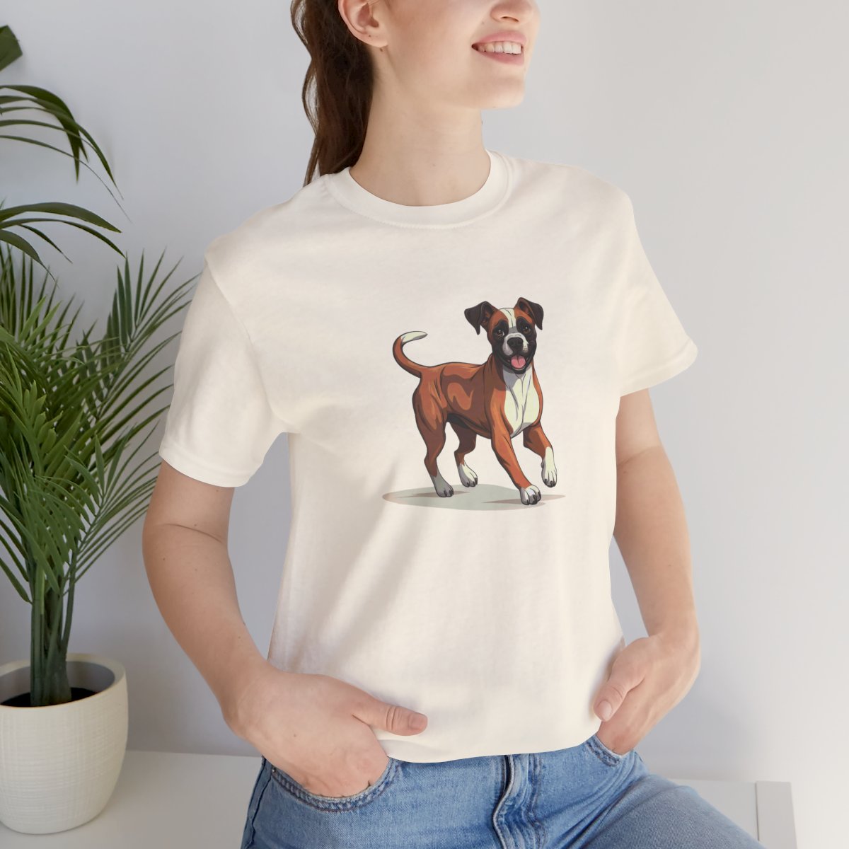 Playful Puppers Boxer - Men's Tee - lifestyle