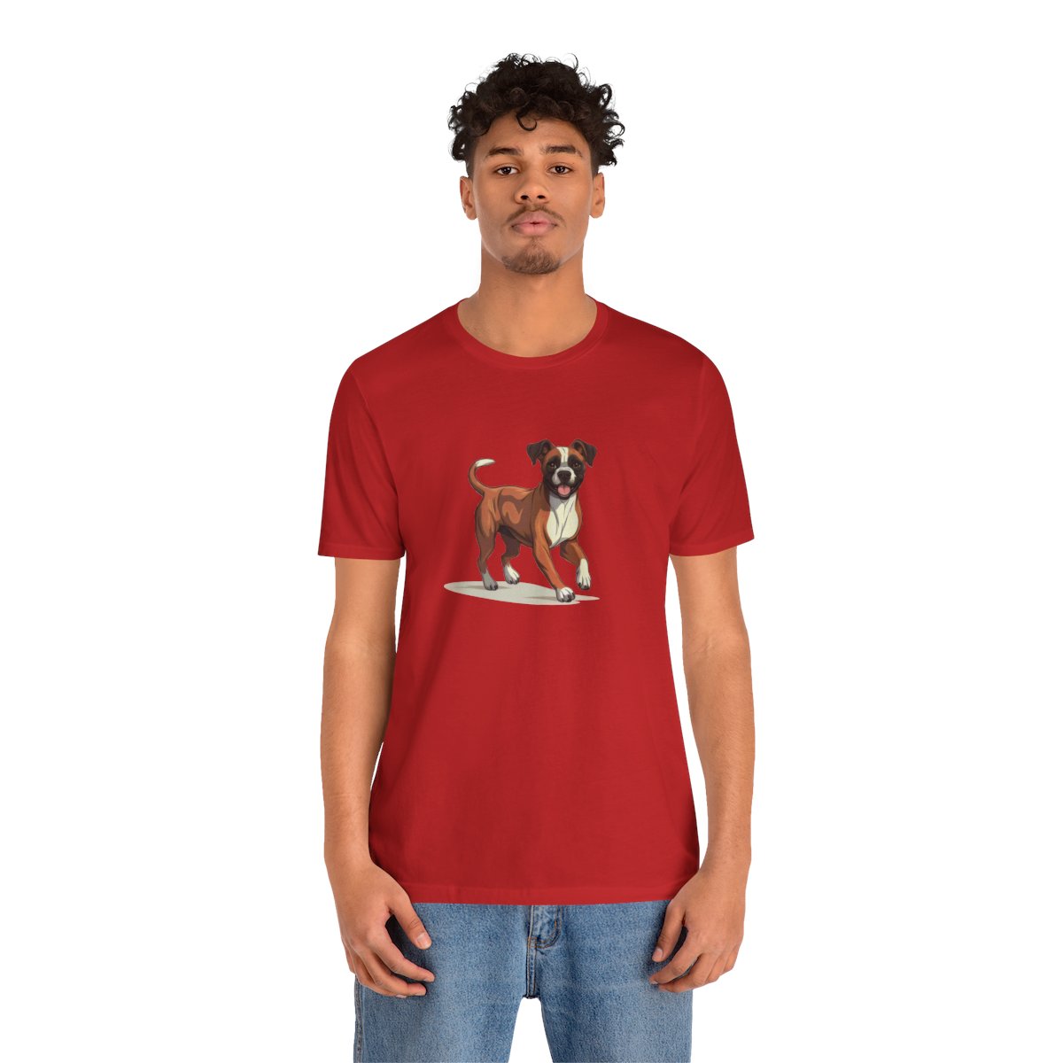 Playful Puppers Boxer - Men's Tee - person2