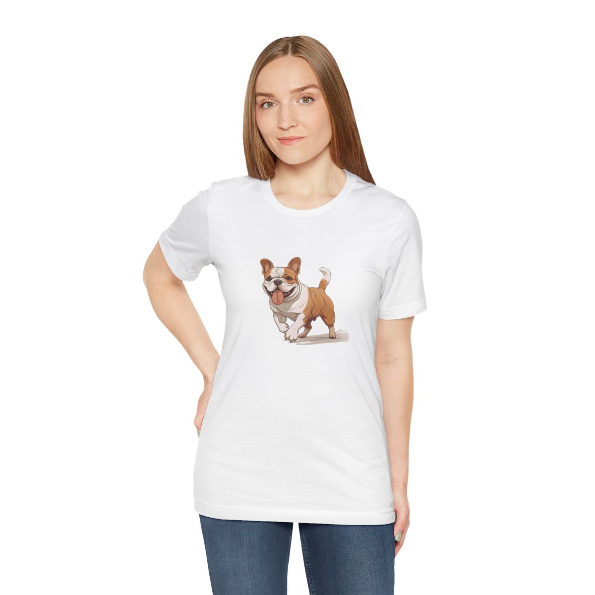 Playful Puppers Bulldog - Men's Tee - person3