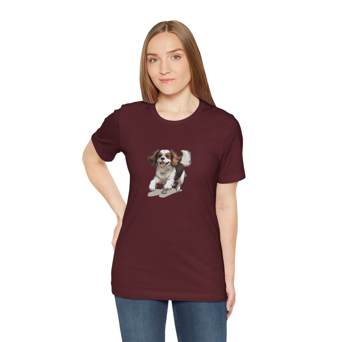 Playful Puppers Cavalier King Charles - Men's Tee - person3