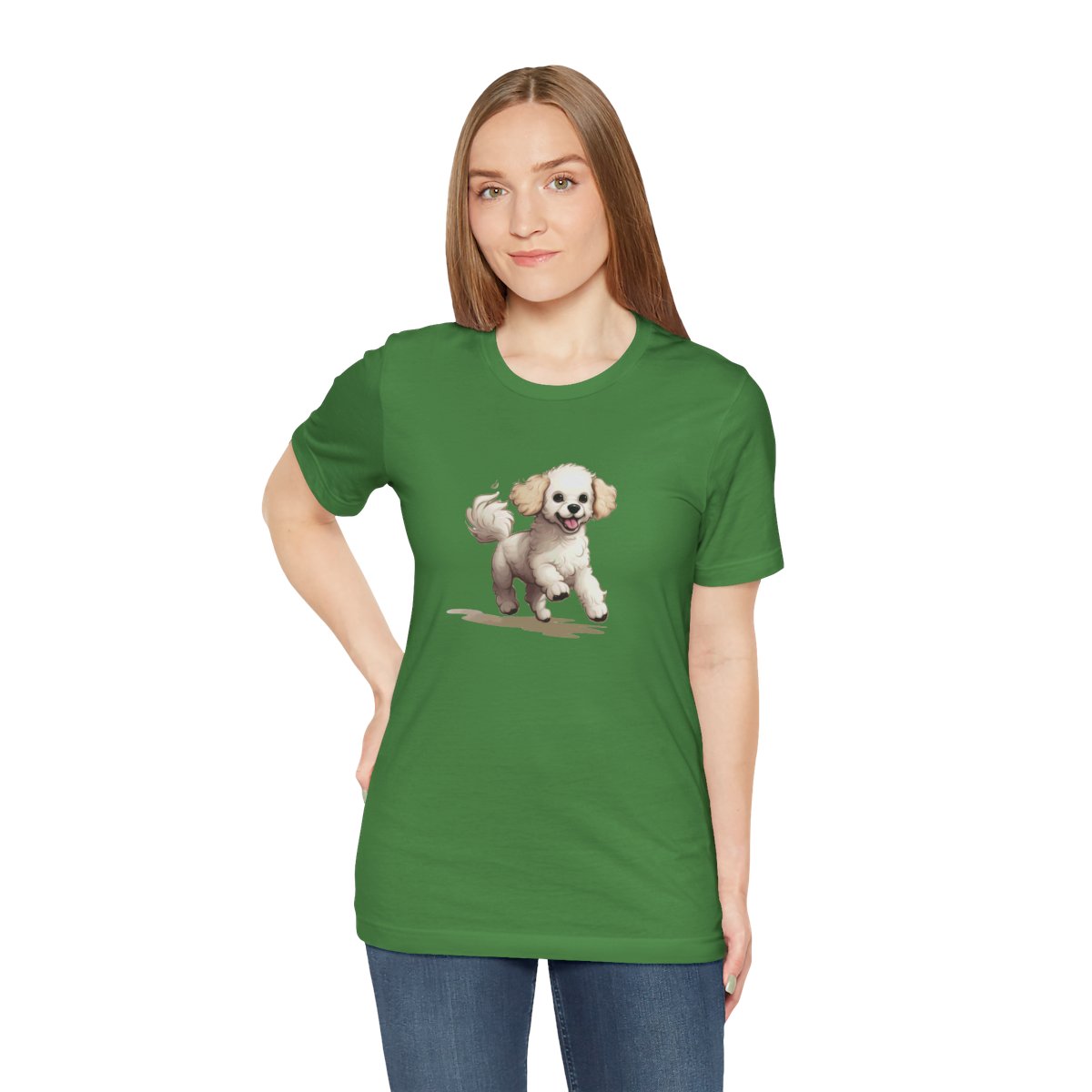 Playful Puppers Poodle - Men's Tee - person3