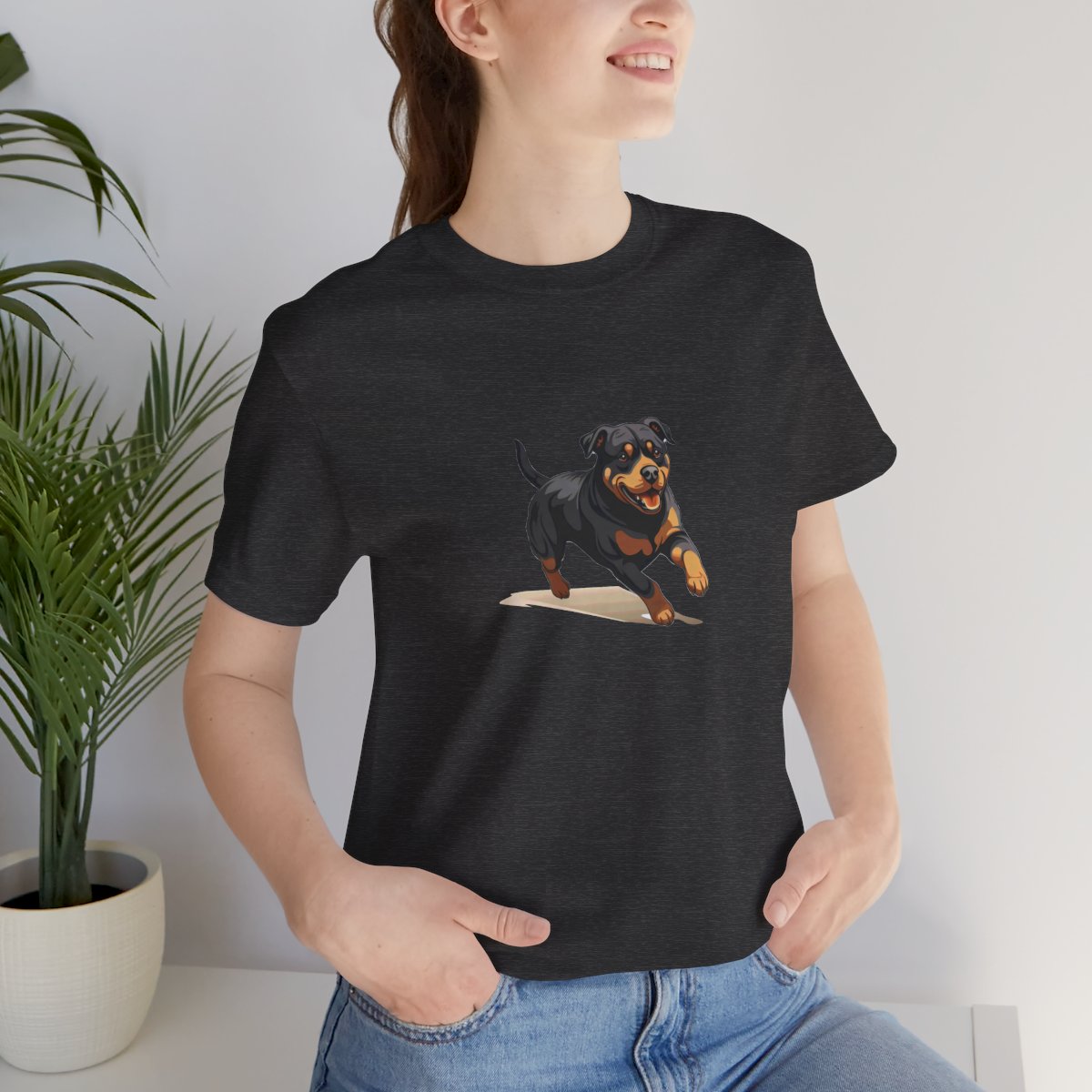 Playful Puppers Rottweiler - Men's Tee - lifestyle