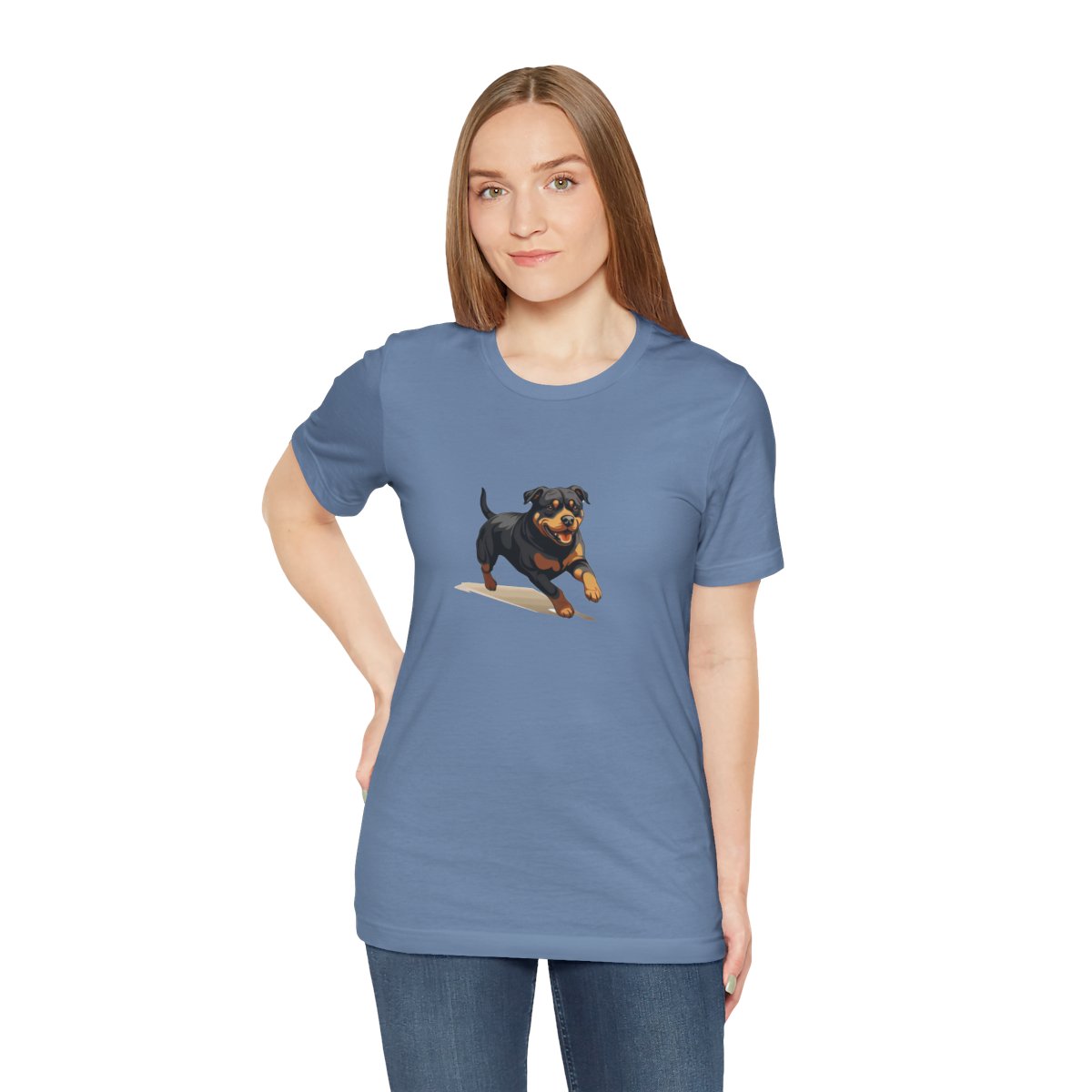 Playful Puppers Rottweiler - Men's Tee - person3