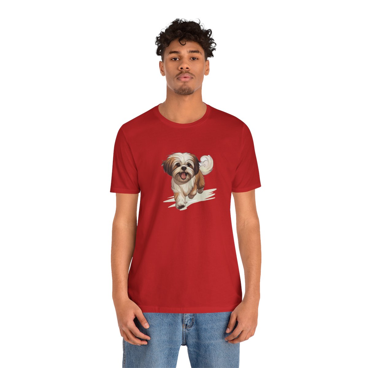 Playful Puppers Shih Tzu - Men's Tee - person2