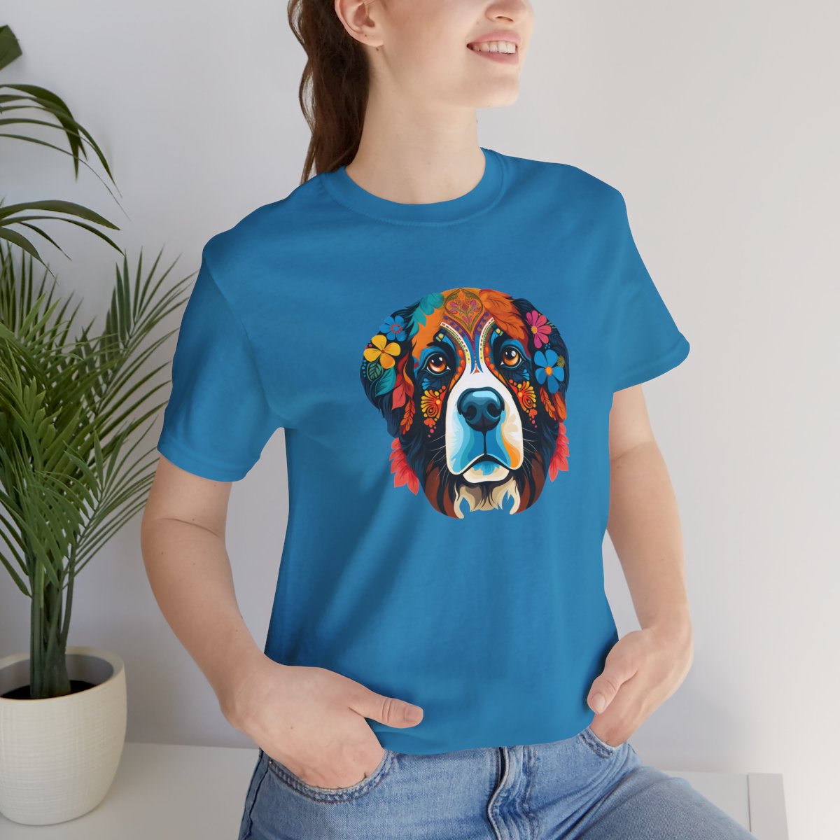 Spirit Animal Bernese Mountain Dog - Men's Tee - lifestyle