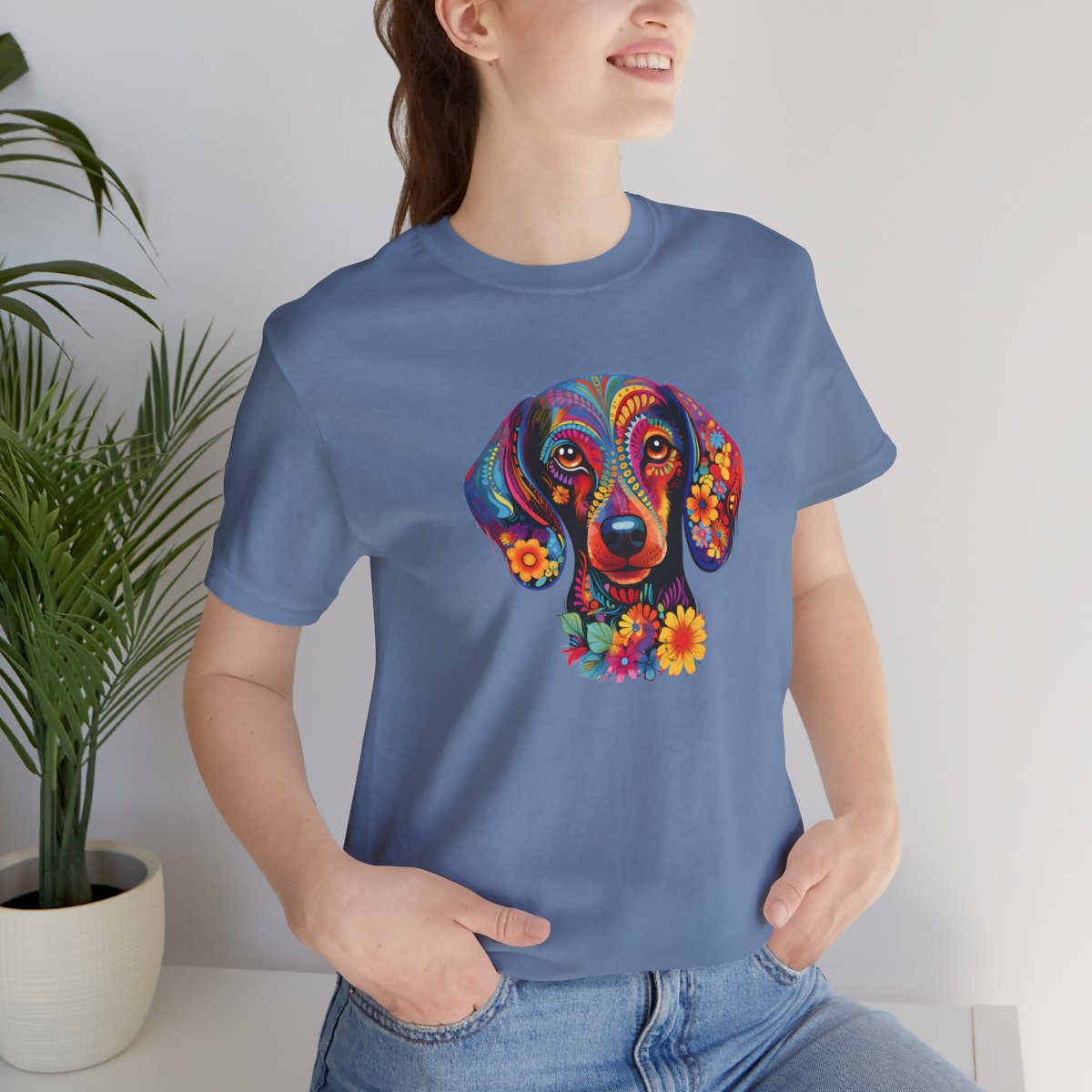 Spirit Animal Dachshund - Men's Tee - lifestyle