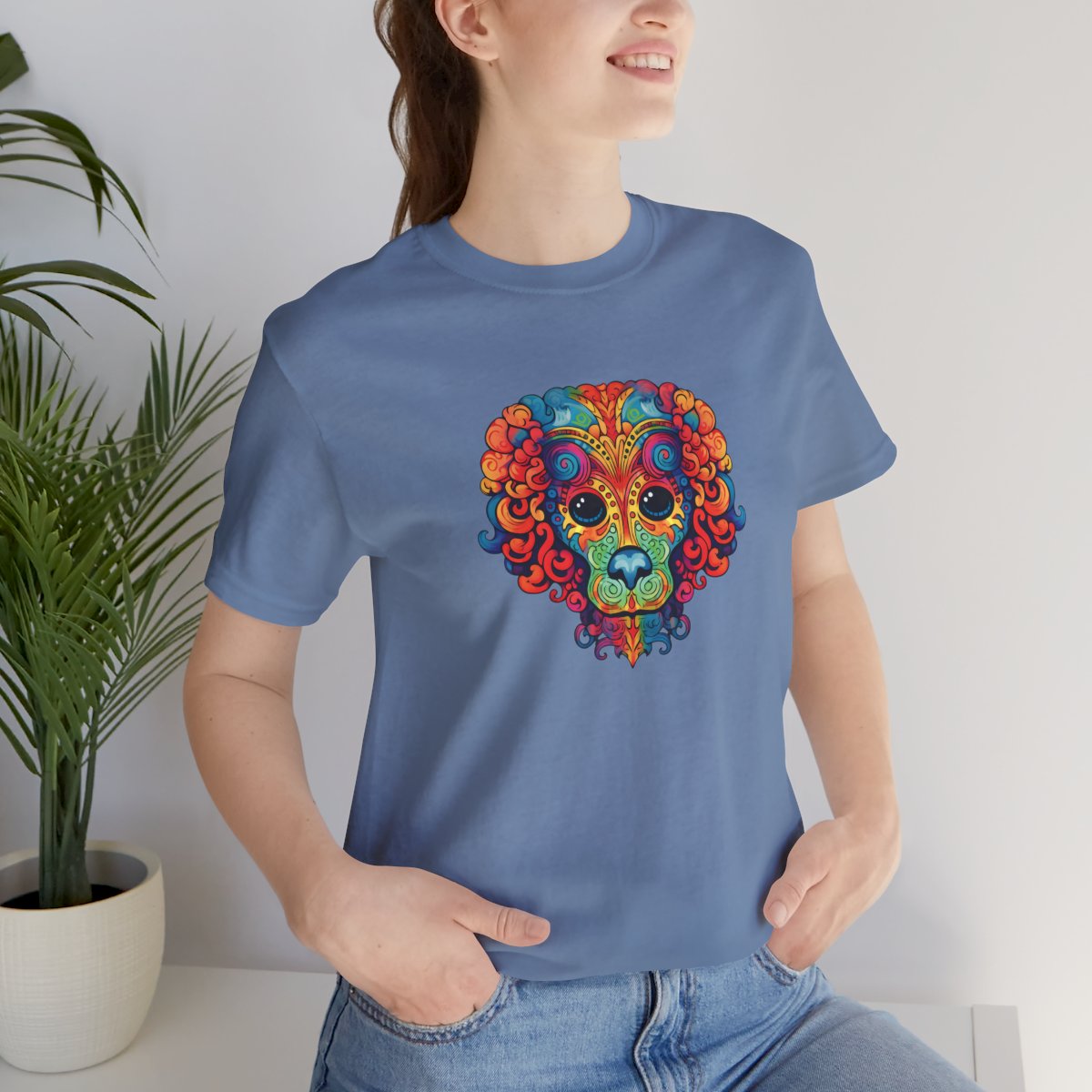 Spirit Animal Poodle - Men's Tee - lifestyle