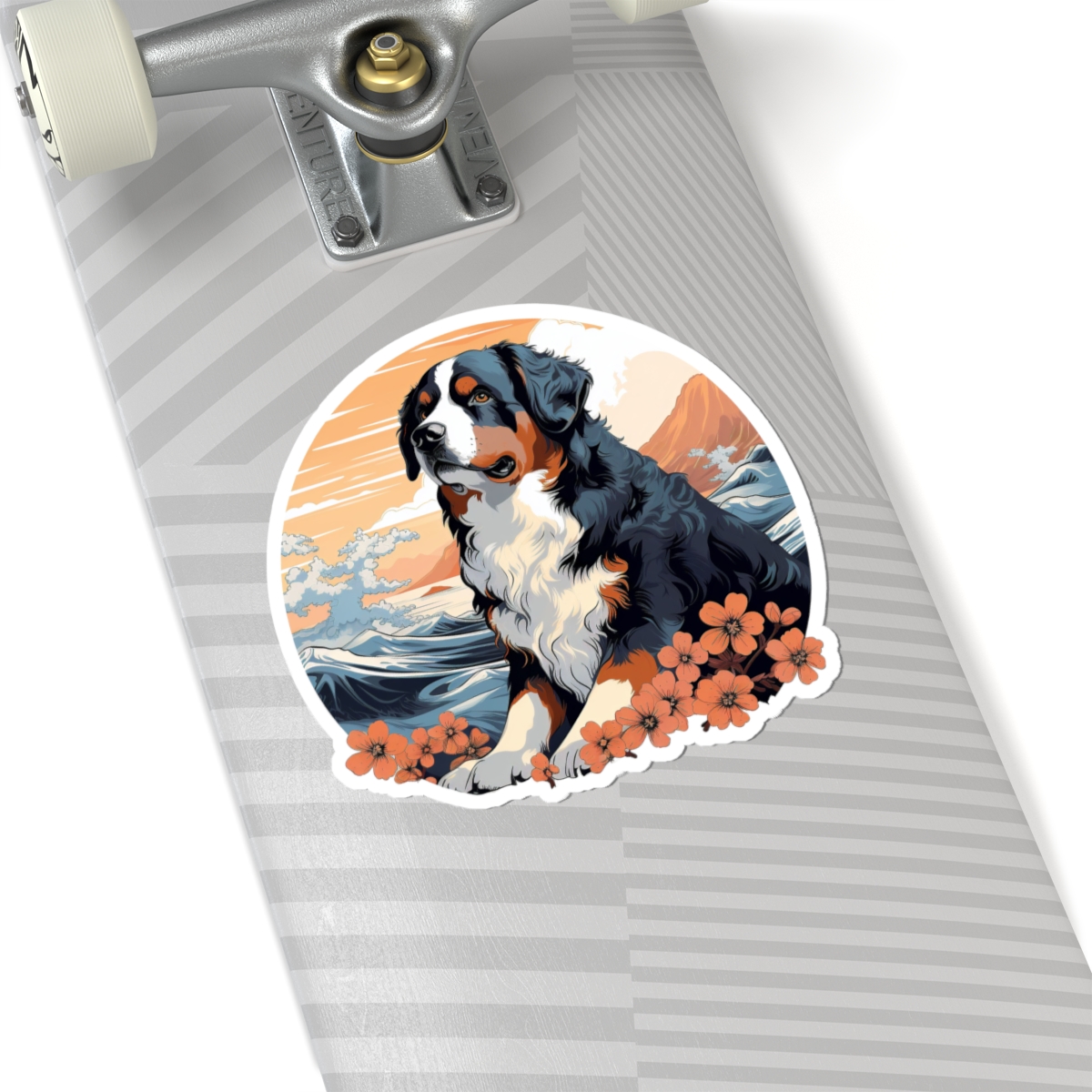 Aloha Bernese Mountain Dog - Sticker - context