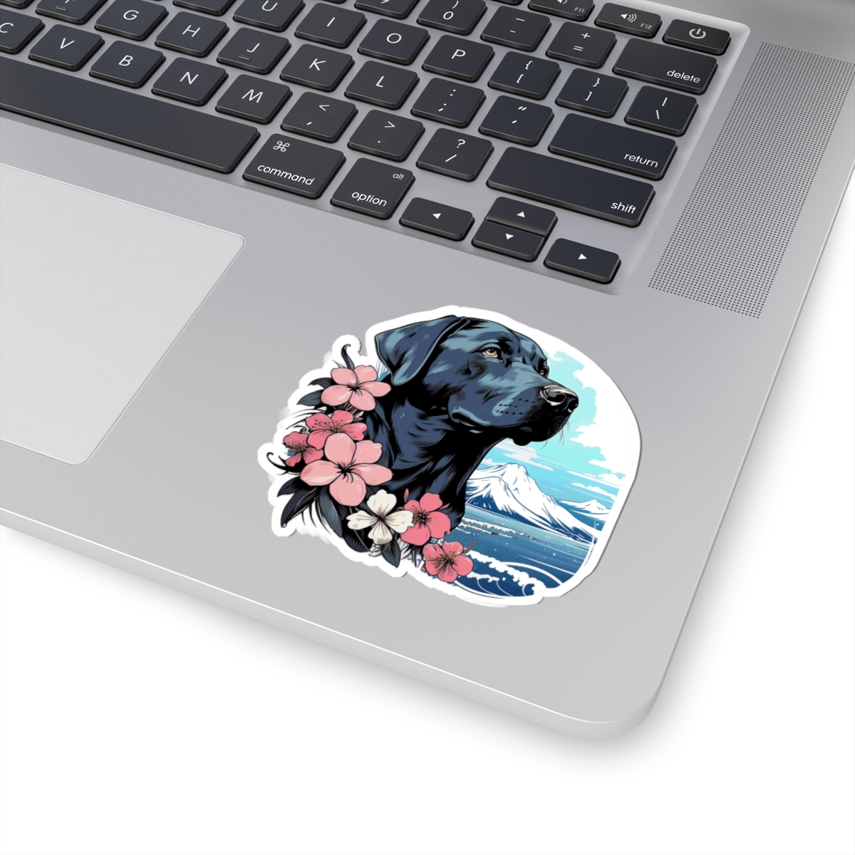 Aloha Black Labrador Retriever - Sticker - context