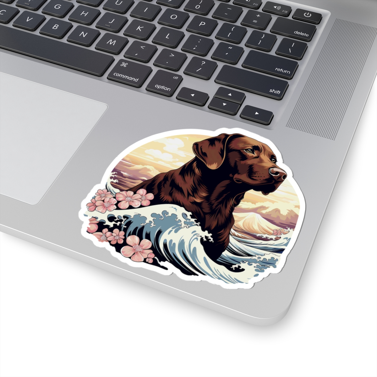 Aloha Chocolate Labrador Retriever - Sticker - context