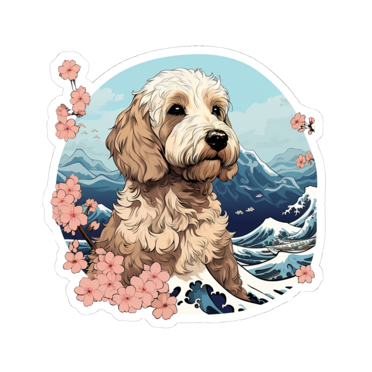 Aloha Labradoodle - Sticker