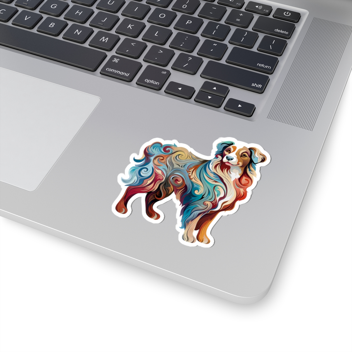 Art Nouveau Australian Shepherd - Sticker - context