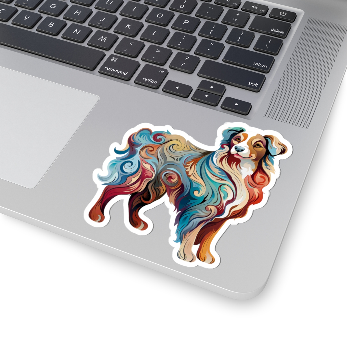 Art Nouveau Australian Shepherd - Sticker - context