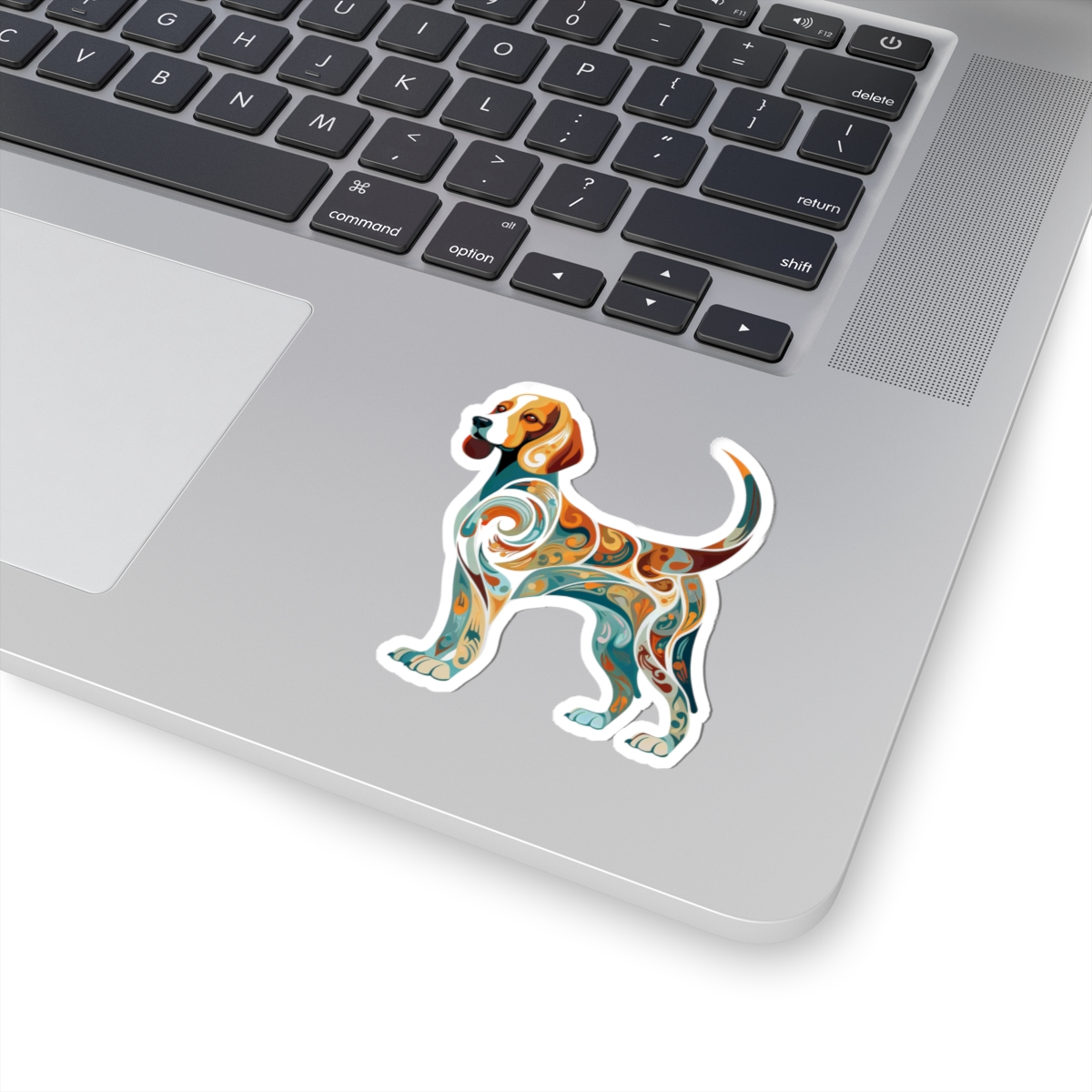 Art Nouveau Beagle - Sticker - context