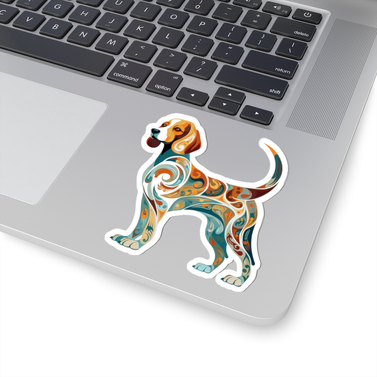 Art Nouveau Beagle - Sticker - context
