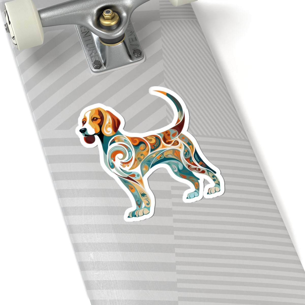 Art Nouveau Beagle - Sticker - context