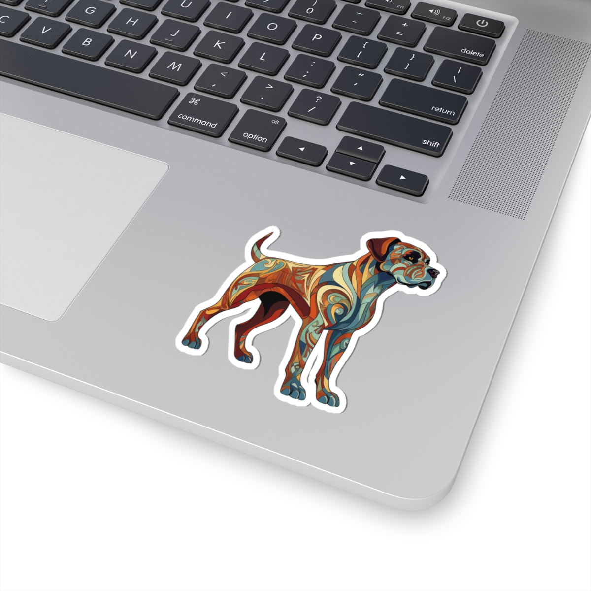 Art Nouveau Boxer - Sticker - context