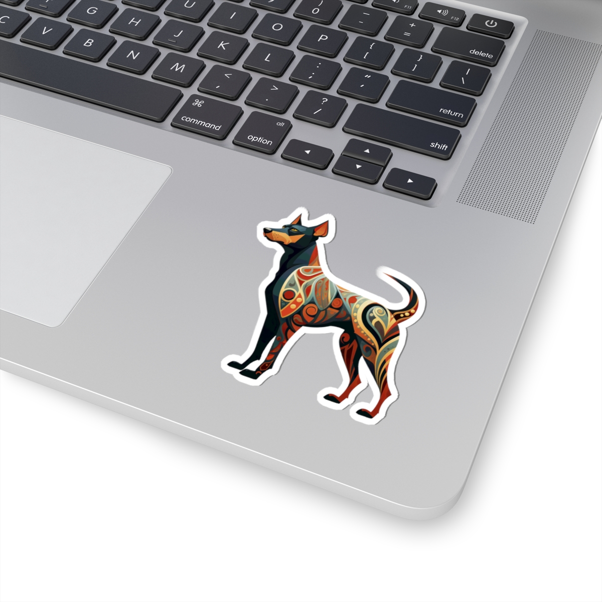 Art Nouveau Doberman - Sticker - context