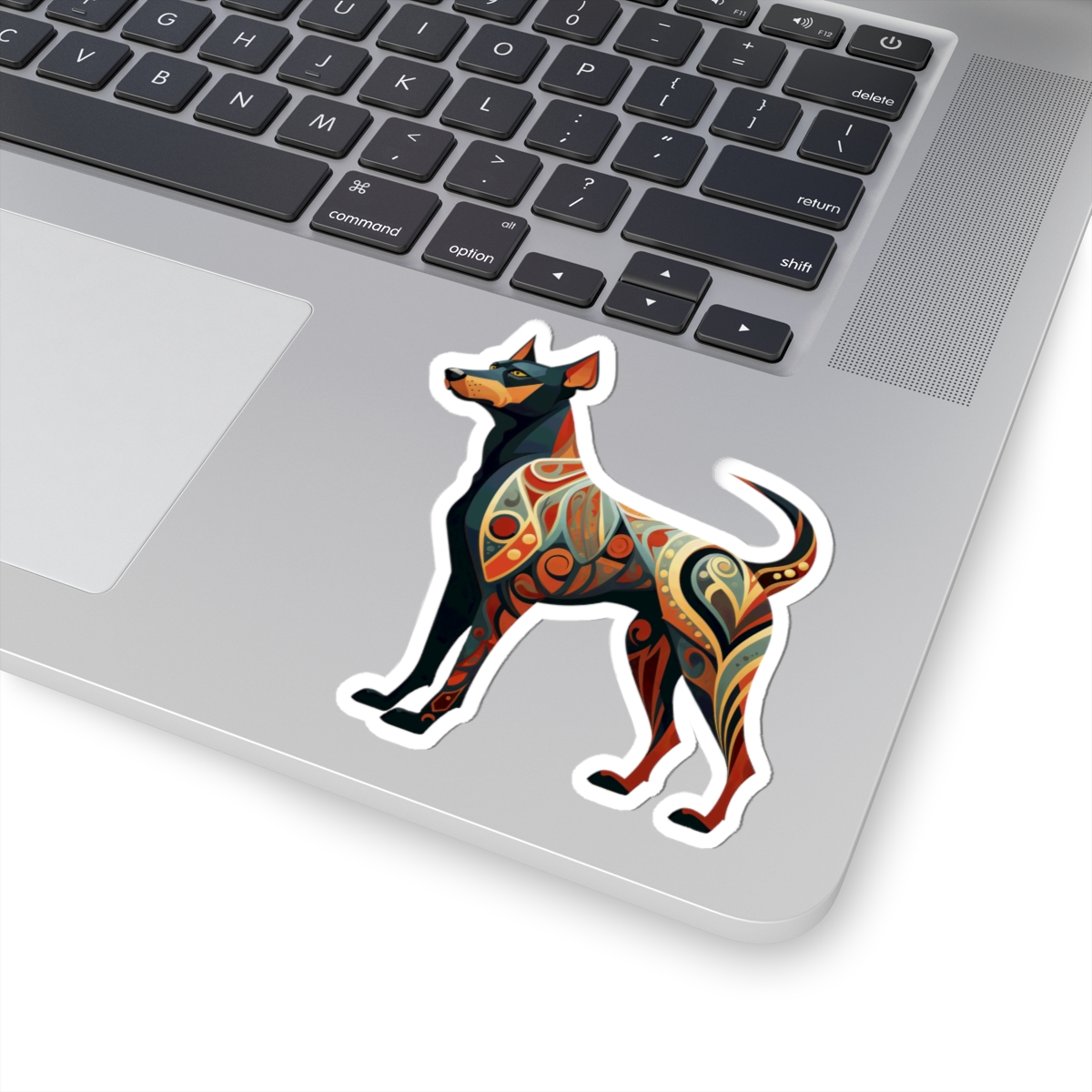 Art Nouveau Doberman - Sticker - context