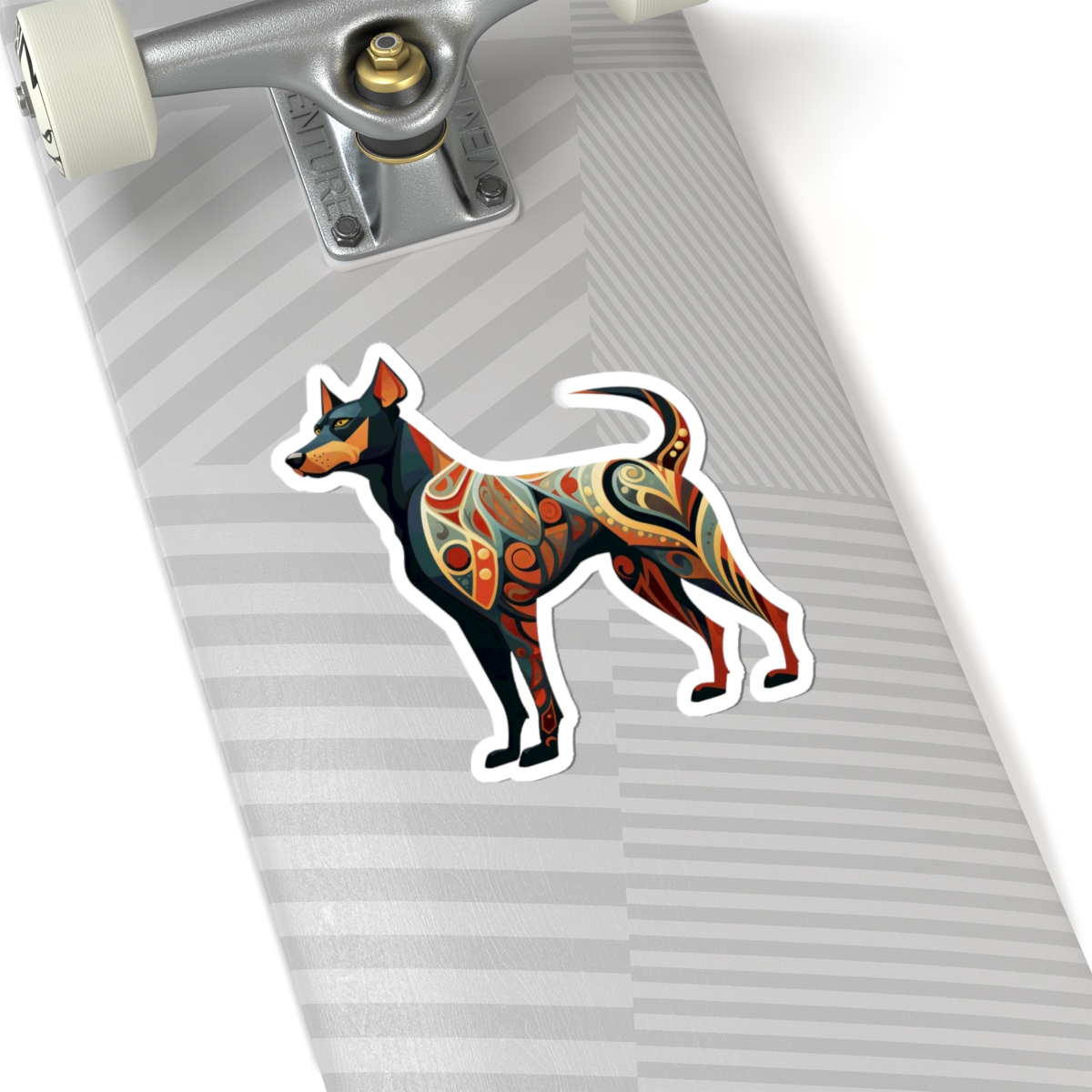 Art Nouveau Doberman - Sticker - context