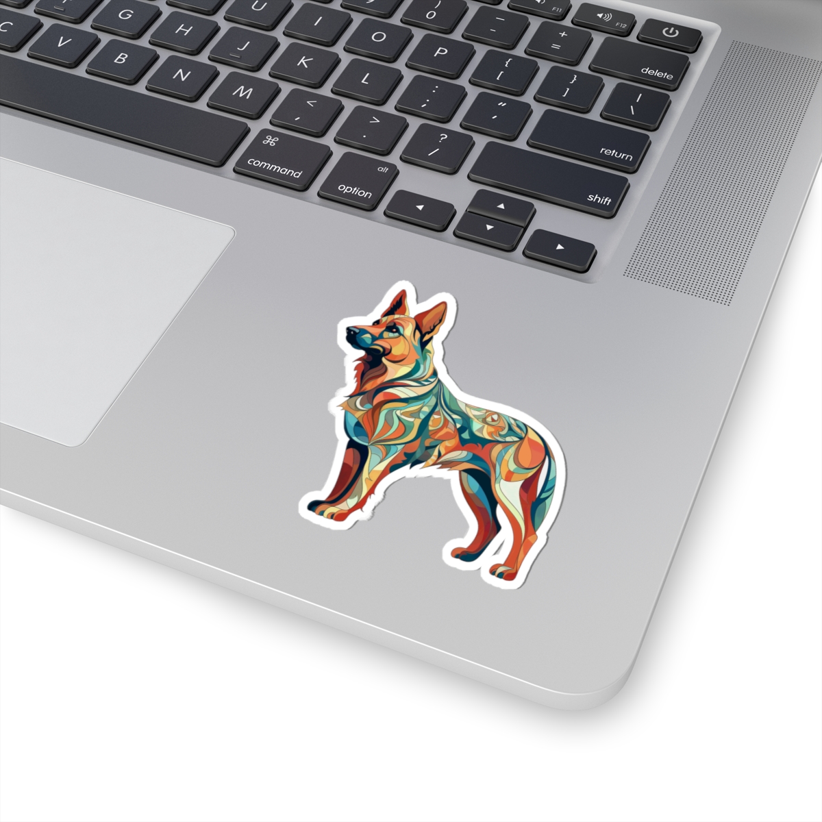 Art Nouveau German Shepherd - Sticker - context