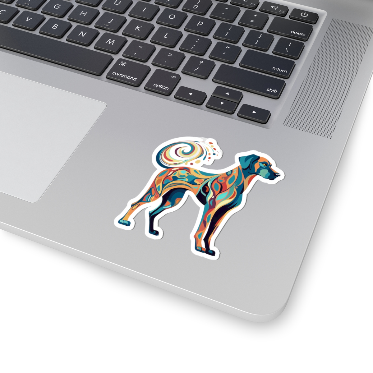 Art Nouveau Great Dane - Sticker - context