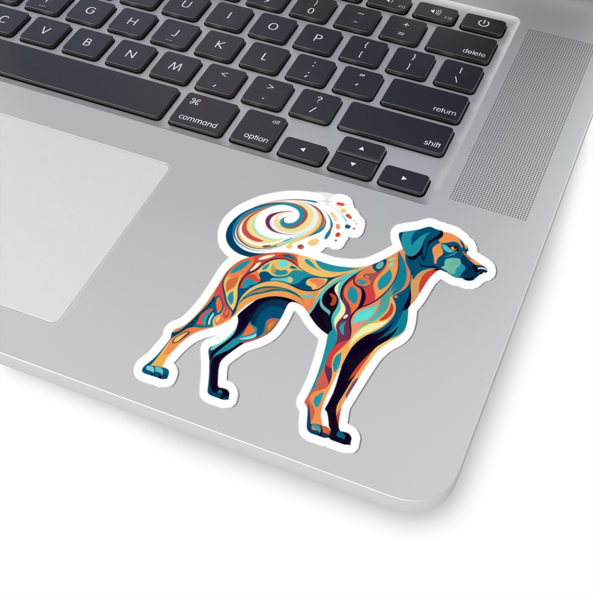 Art Nouveau Great Dane - Sticker - context