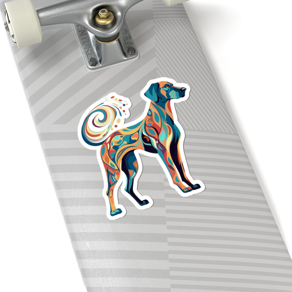 Art Nouveau Great Dane - Sticker - context