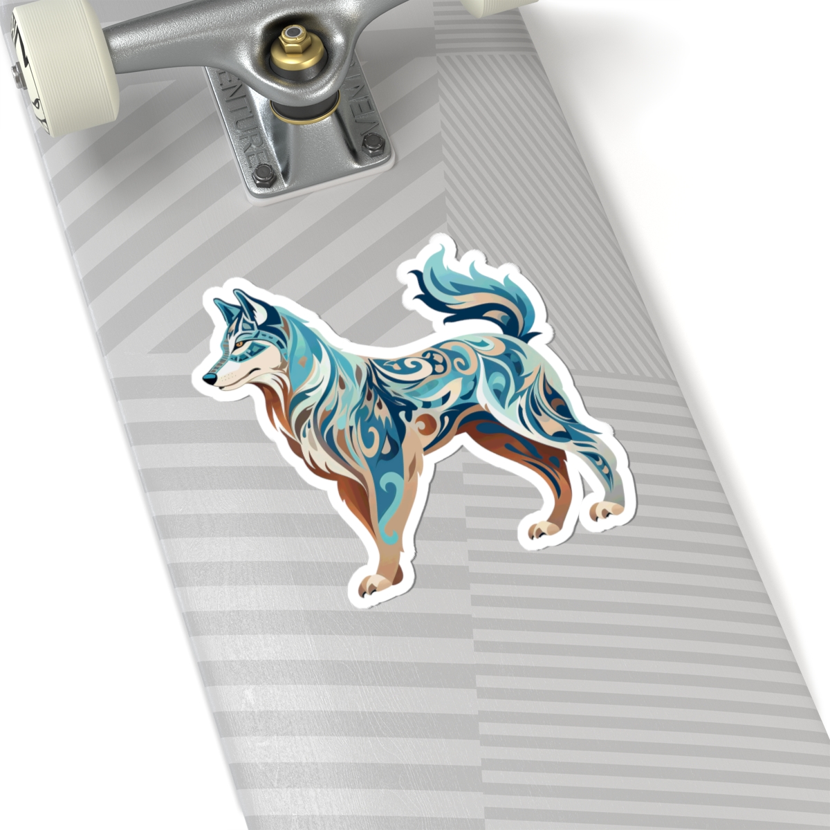 Art Nouveau Husky - Sticker - context